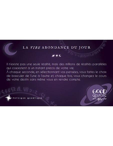 Good Quantic Box - 50 cartes 100% abondance - Stéphanie Abellan