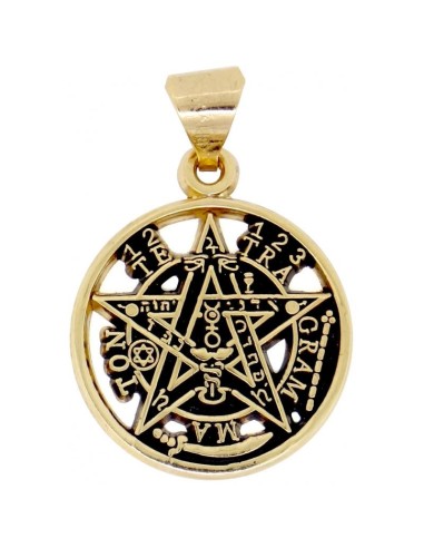 Amulette Tétragrammaton plaquée or