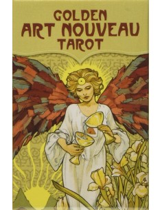 Golden Art Nouveau Mini Tarot - Giulia Massaglia