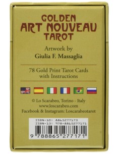 Golden Art Nouveau Mini Tarot - Giulia Massaglia 2