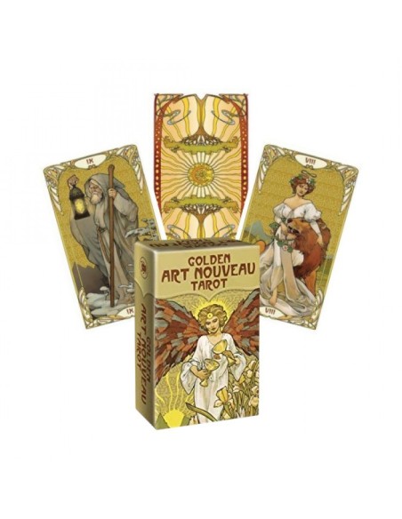 Golden Art Nouveau Mini Tarot - Giulia Massaglia