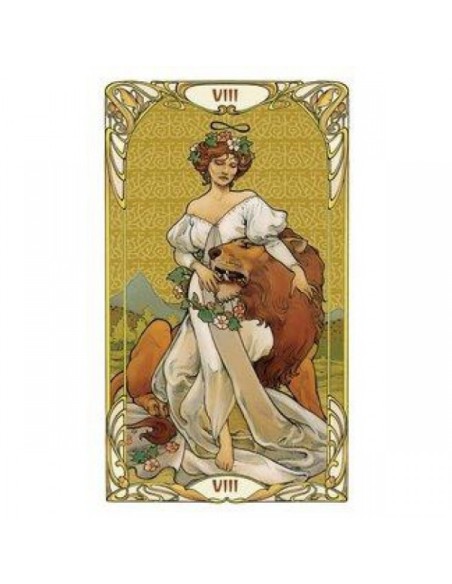 Golden Art Nouveau Mini Tarot - Giulia Massaglia
