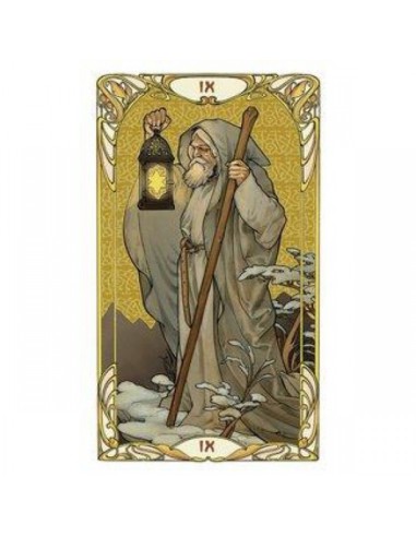 Golden Art Nouveau Mini Tarot - Giulia Massaglia