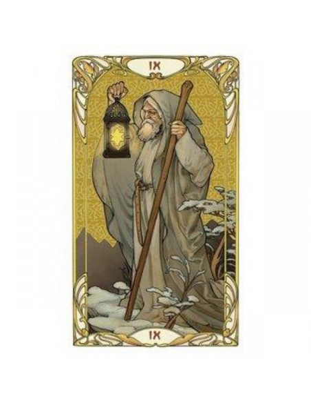 Golden Art Nouveau Mini Tarot - Giulia Massaglia