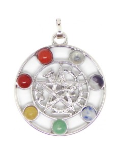 Amulette Tetragrammaton + 7 Chakras