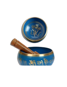 Bol chantant tibétain bleu