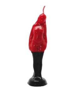 Bougie Pomba Gira rouge et noire