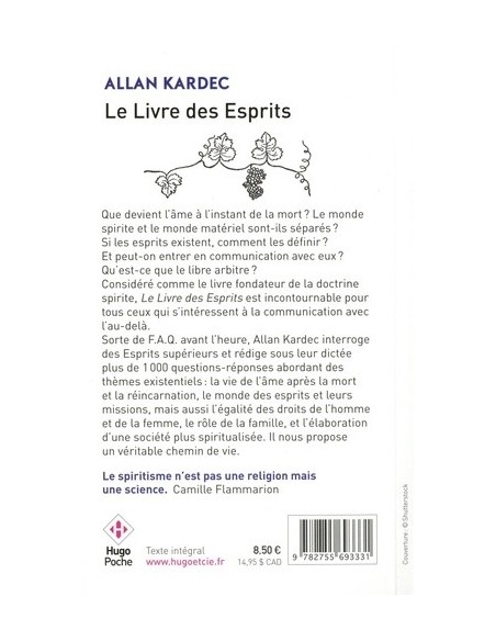 Le livre des Esprits - La Bible incontournable pour s'initier au spiritisme - Allan Kardec