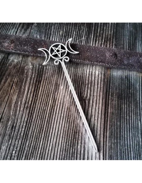 Baguette à cheveux, épingle à cheveux Triple Lune