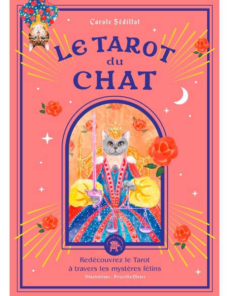 Tarot du chat - Carole Sédillot (auteur) & Priscilla Moore (illustrateur)