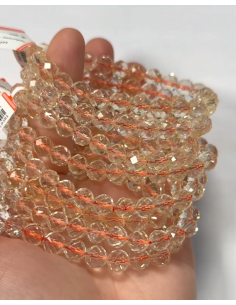 Bracelet Citrine Naturelle Facetée 2