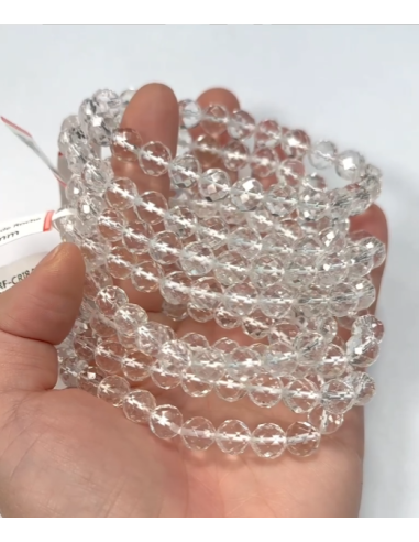 Bracelet Cristal de Roche Facetée