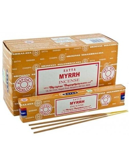 Encens Satya Myrrhe - Myrrh (bâtonnets)