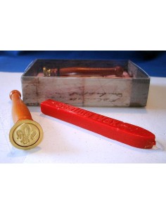 Tampon à cacheter Fleur de Lis (lys de chevalier) 2