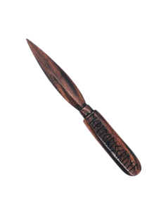 Dague runique en bois 2