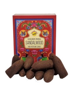 Encens Bois de Santal en cône à reflux Sree Vani Indian Heritage
