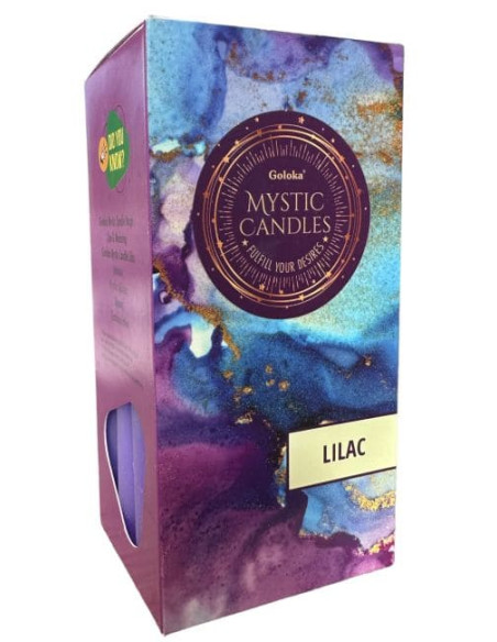 Bougies Goloka Teintées Masse 13cm 20pcs