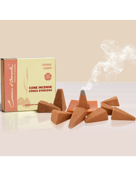 Encens en cône Jasmin Auroville