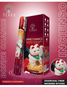 Encens Terra Bonne Chance hexa sans charbon 30grs 2