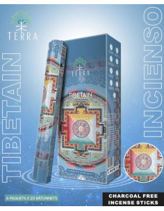 Encens Terra Tibétain hexa sans charbon 30grs 2