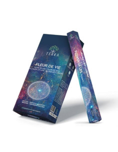 Encens Terra Fleur de Vie hexa sans charbon 30grs