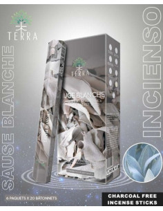 Encens Terra Sauge blanche hexa sans charbon 30grs 2