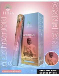Encens Terra Méditation hexa sans charbon 30grs 2