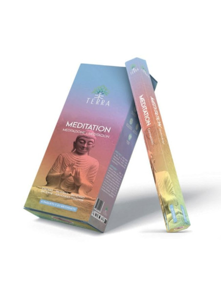 Encens Terra Méditation hexa sans charbon 30grs Encens Terra Méditation hexa sans charbon 30grs