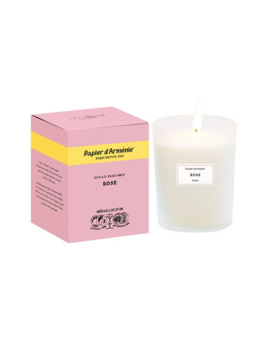 Bougie Papier d'Arménie à la Rose 220g