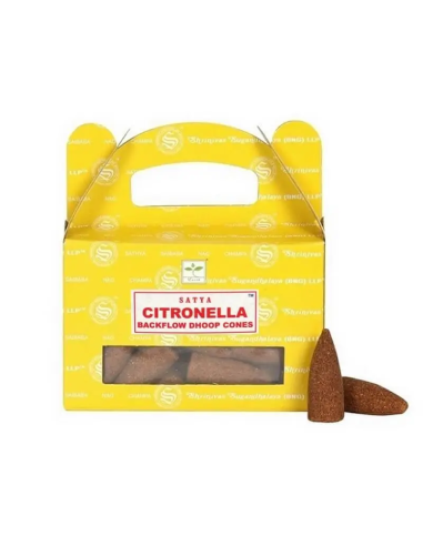 Encens Satya Citronnelle (cônes à reflux)
