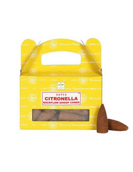 Encens Satya Citronnelle (cônes à reflux)