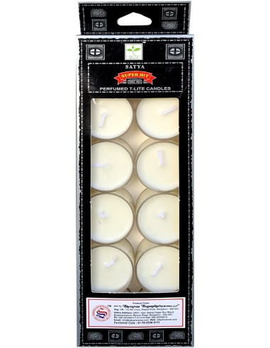 Set de 12 bougies parfumées chauffe plat Satya Super Hit