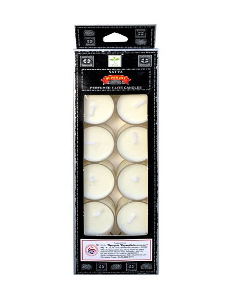 Set de 12 bougies parfumées chauffe plat Satya Super Hit