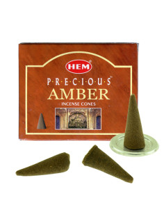 Encens Ambre précieux HEM (cônes) 2