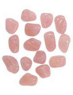Pierre Roulée Quartz Rose AA - 12-15g (Taille 2-3 cm)