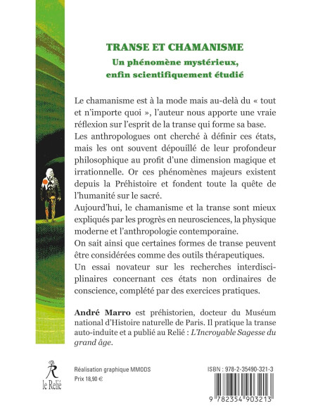 Transe, les secrets, l'esprit chaman - André Marro
