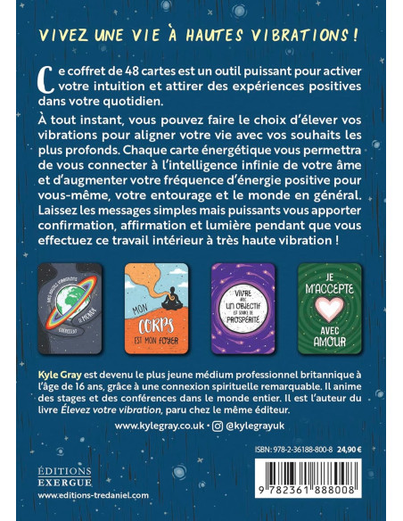 Elève tes vibrations - Cartes énergétiques - Kyle Gray & Ari Wisner (Illustrations)