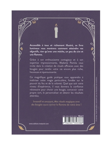 Mes rituels magiques avec des bougies - Sortilèges pour transformer votre vie - Madame Pamita