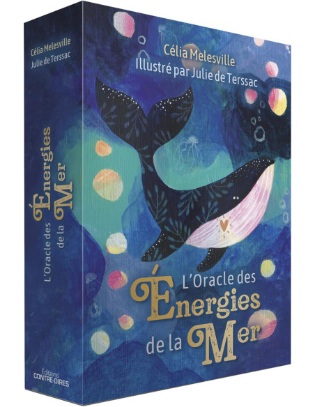 Oracle des énergies de la mer - Célia Melesville & Julie Terssac (Illustrations)