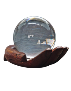Support de boule de verre style main 2