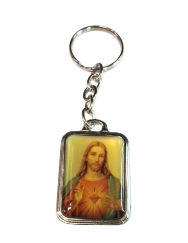 Porte-clés Sacré-Cœur de Jésus – Symbole de Foi et de Protection