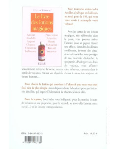 Livre des lotions magiques - Olivier Kématef 2