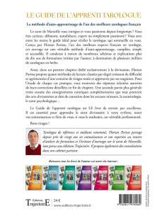 Le guide de l'apprenti tarologue - Se former au tarot de Marseille - Mes méthodes, tirages et interprétations - Florian Parisse 2