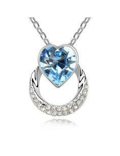 Cœur de Cristal Bleu