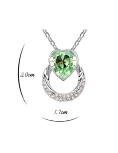 Cœur de Cristal Vert 2