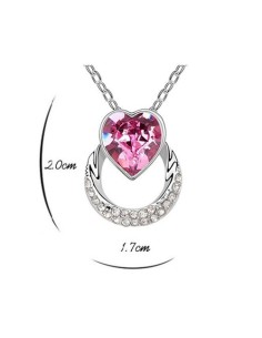 Cœur de Cristal Magenta 2
