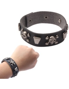Bracelet Dame avec Crânes