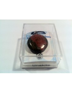 Pendentif Unakite Cercle