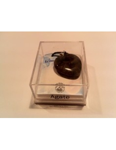 Pendentif Agate Coeur