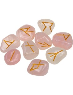 Runes en Quartz Rose